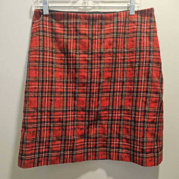 Tartan Pencil Skirt - Picture 2 of 3